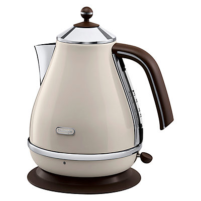 De'Longhi KBOV3001BG Vintage Icona Kettle, Cream